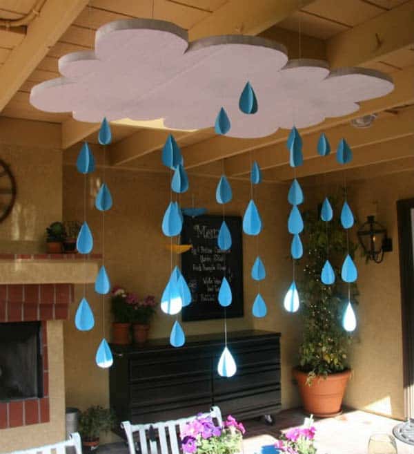 4 INSTALL A CLOUD FOR YOUR BABY SHOWER PARTY