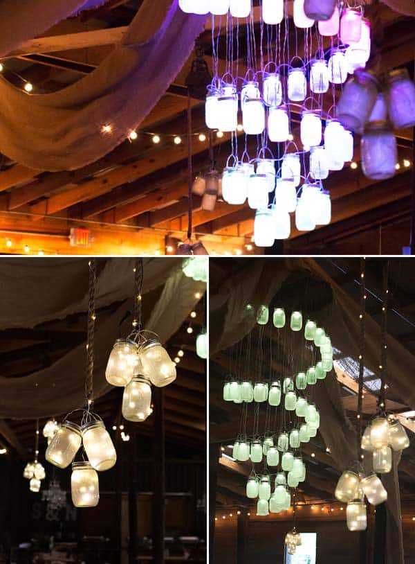 #6 DIY MASON JAR LIGHTING FIXTURES