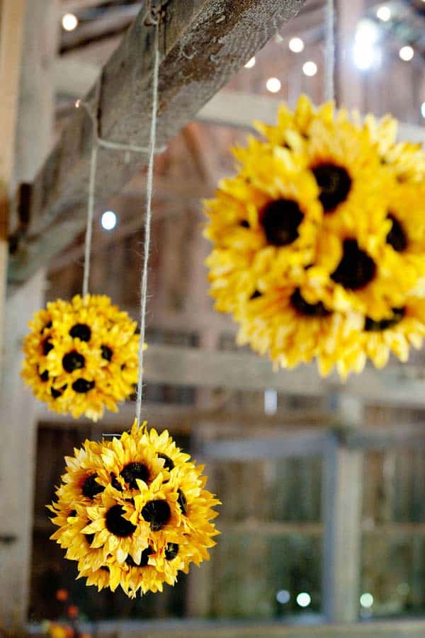 #7 REALIZE SUNFLOWER GLOBES AND SUSPEND THEM