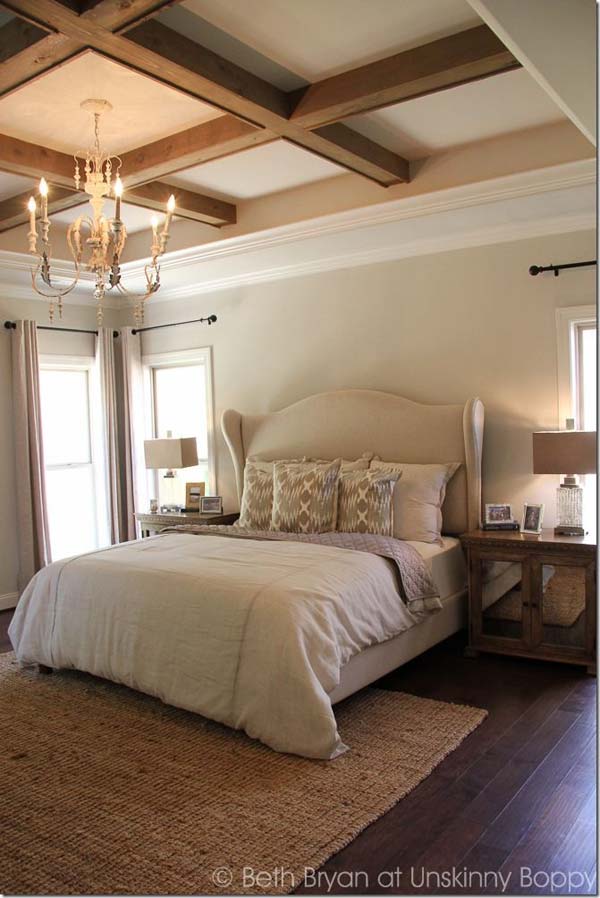 INSANELY BEAUTIFUL WOODEN GRID EMPHASIZING A BEDROOM