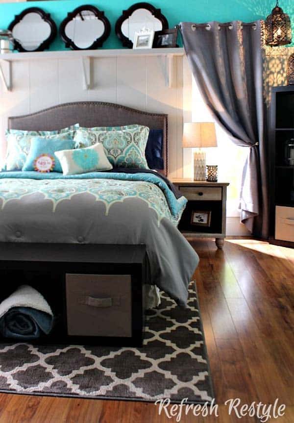 SIMPLE INEXPENSIVE ELEMENTS CAN INCREASE BEDROOM STORAGE EASILY