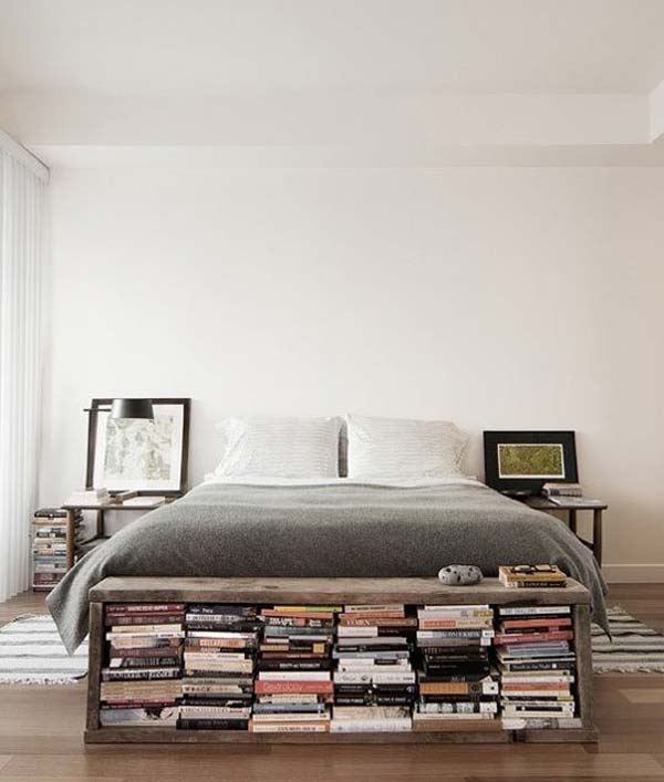 CREATE A SMALL LIBRARY IN YOUR BEDROOM