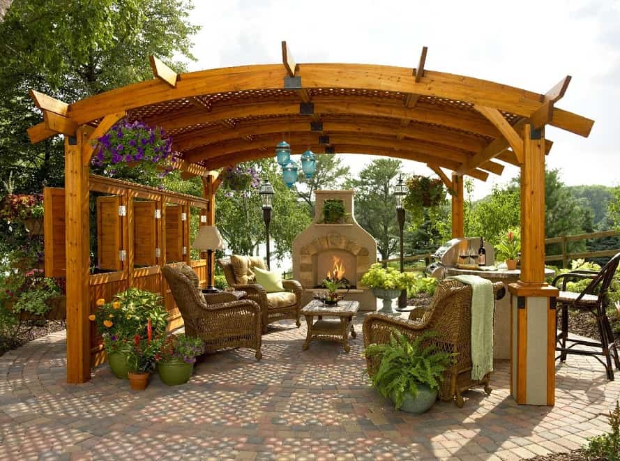 44 Inspiring Pergola Ensembles For Your Backyard & Pergola Types Explained homesthetics decor (30)