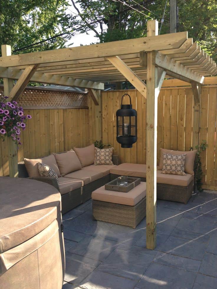 44 Inspiring Pergola Ensembles For Your Backyard & Pergola Types homesthetics dream pergolaExplained (36)