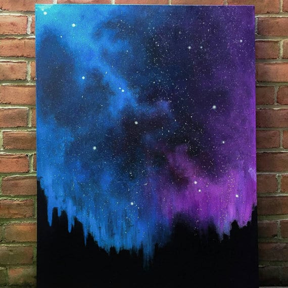6. STARDUST IN  BLUE AND PURPLE HUES