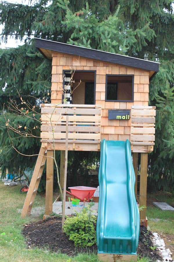 REALIZE A PLAYFUL WOODEN FORT
