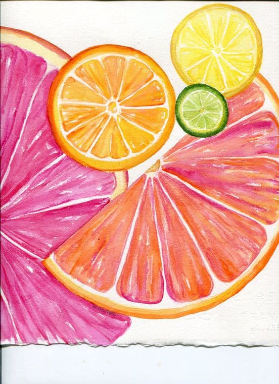 #5 USE FAMILIAR ITEMS LIKE CITRUS FRUITS WHEN LEARNING TO DRAW USING DYE