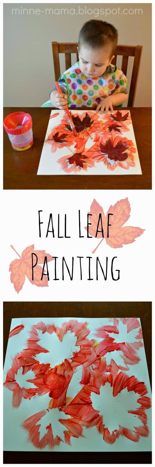 #16 FABRICATE AN ARTISTIC MASTERPIECE USING AUTUMN LEAVES ON A WHITE SHEET OF PAPER WITH DAB BRIGHT ORANGE COLORS AROUND THEM