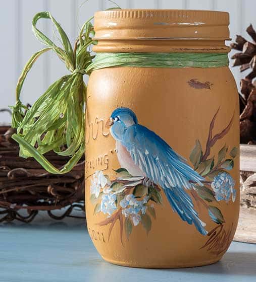 How To Paint Glass homesthetics.net mason jar painting (1)