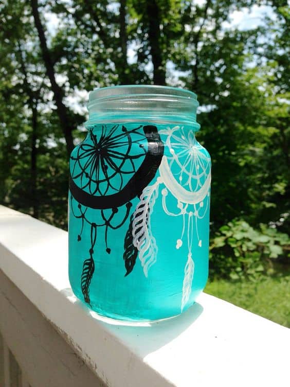 How To Paint Glass homesthetics.net mason jar painting (5)