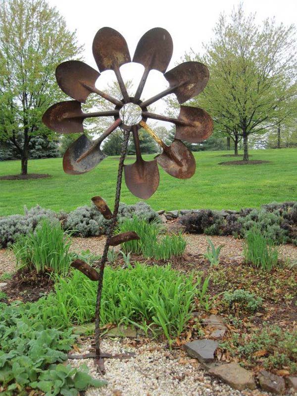 Simple Low Budget DIY Garden Art Flower Yard Projects To Do homesthetics (12)