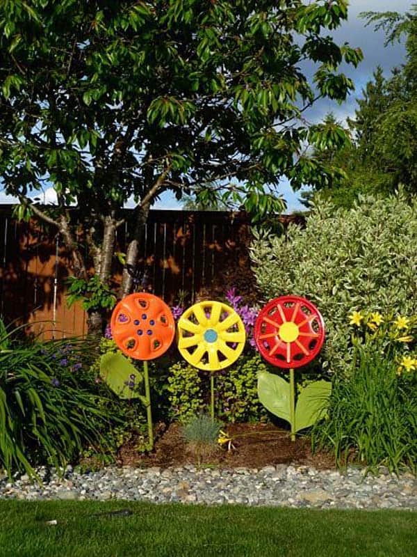 Simple Low Budget DIY Garden Art Flower Yard Projects To Do homesthetics (16)