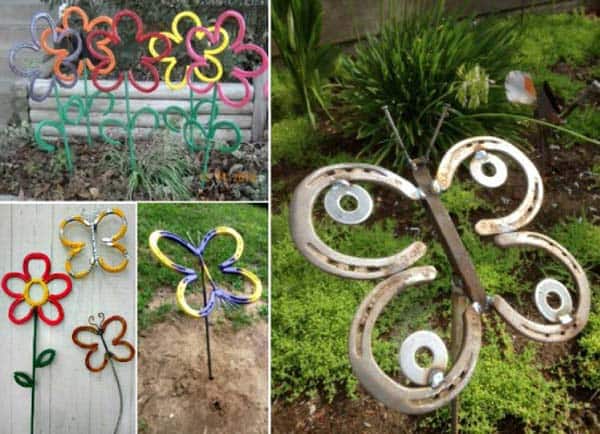 Simple Low Budget DIY Garden Art Flower Yard Projects To Do homesthetics (17)