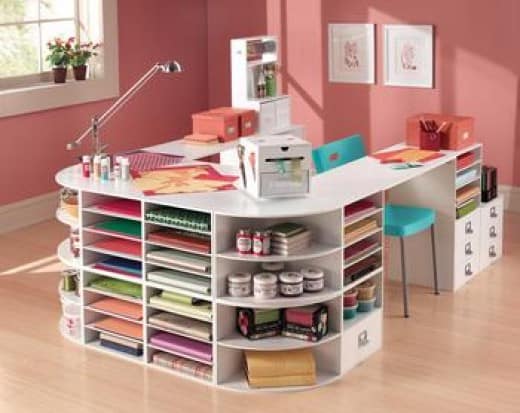 craft room storage space