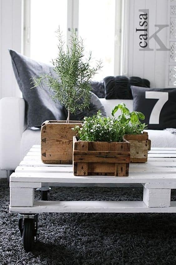 #13. SCANDINAVIAN COFFEE TABLE RISEN FROM AN OLD WOODEN PALLET