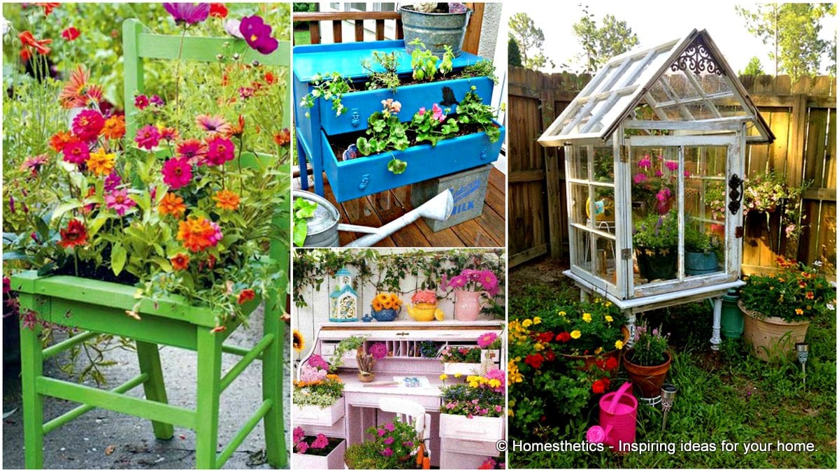 13 Upcycled Furniture Ideas For Your Home and Garden 002