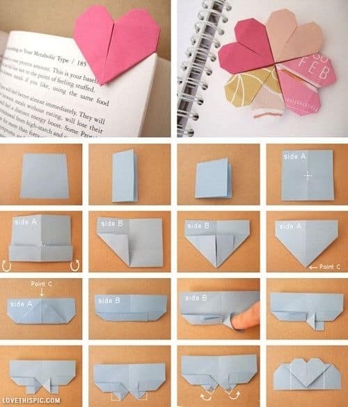 EASY PEASY DIY BOOKMARKS