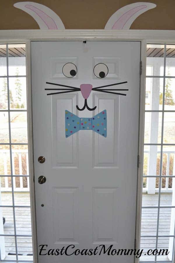 #20 decorate your door with an easter motif