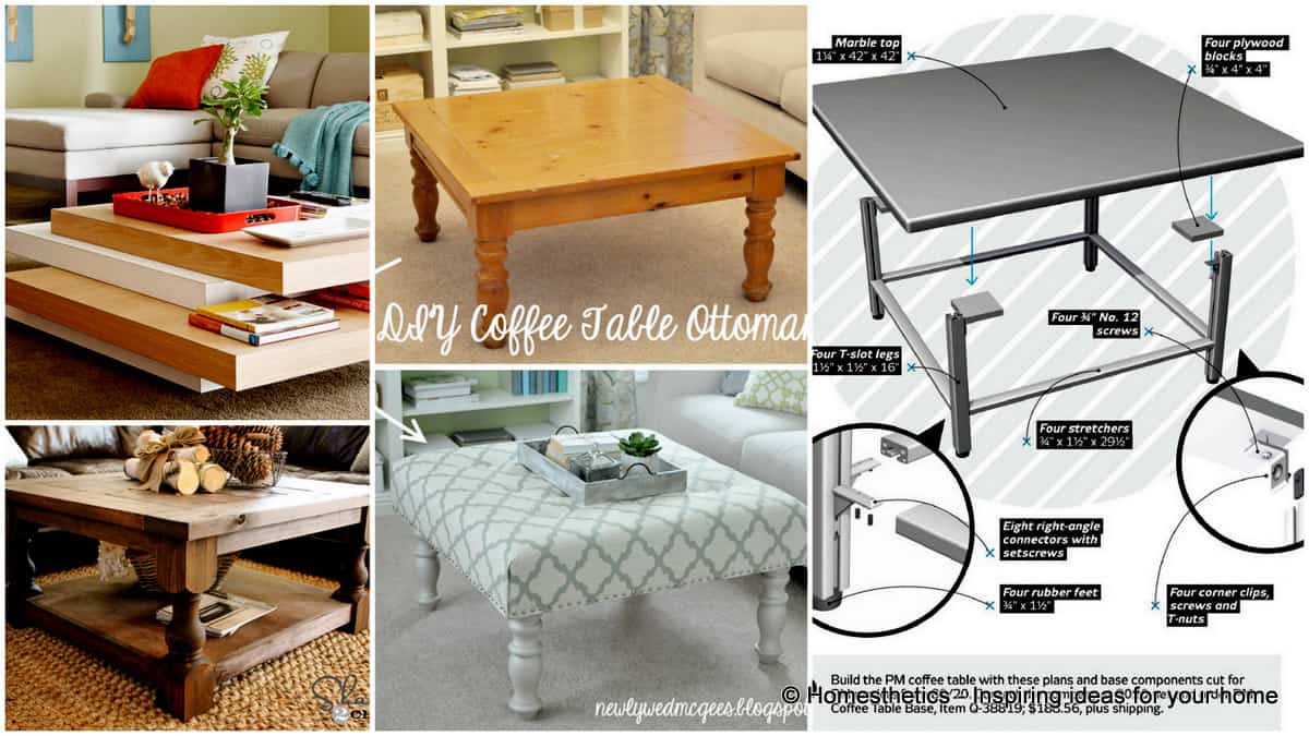 Coffee Table with Storage  Free Plans - Nick + Alicia