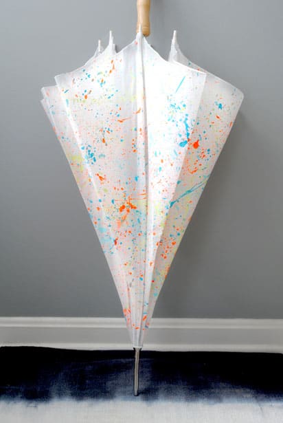 SPLATTER PAINTED UMBRELLA