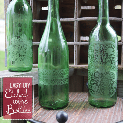 ETCHED WINE BOTTLE CRAFT