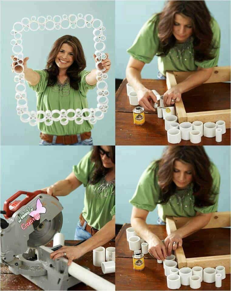 PVC PIPE PHOTO FRAME