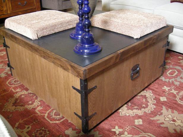 CONVERTIBLE-TOP COFFEE TABLE