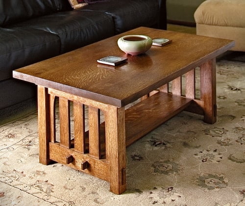 MISSION-STYLE COFFEE TABLE