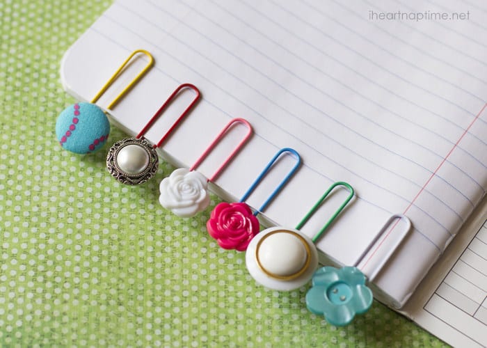 VERY SIMPLE BUTTON BOOKMARKS