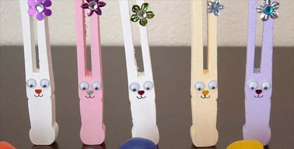 Re-purpose chop sticks into colorful creatures