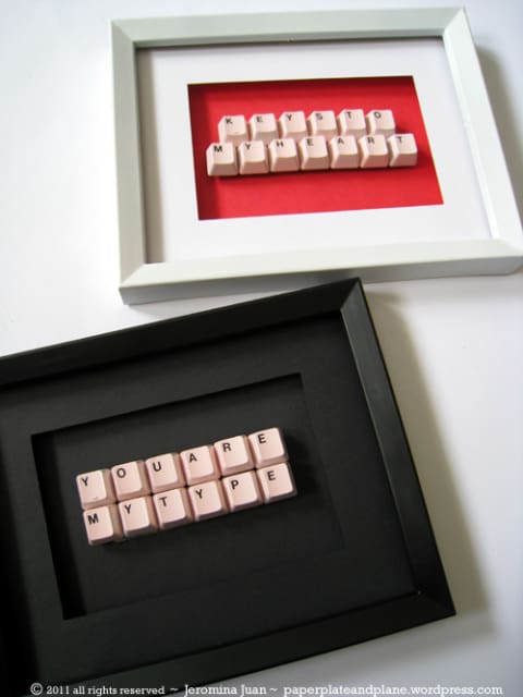 diy projects- DIY CRAFT FROM A BROKEN KEYBOARD