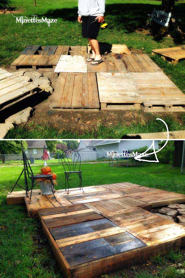 #9 WOODEN PALLETS-ONLY FLOATING DECKS CAN BE STUNNING