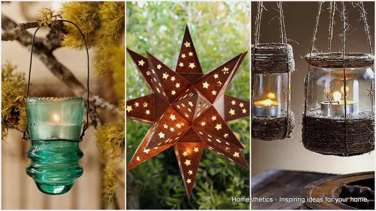 24 Unique Beautiful DIY Garden Lanterns