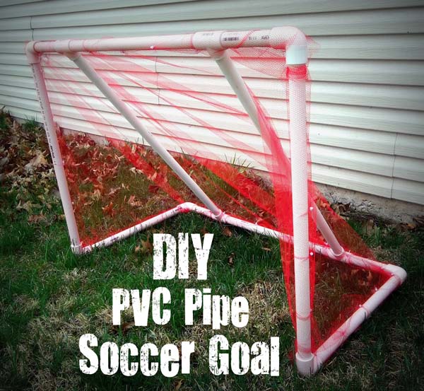 4. CREATE A TINY PVC PIPE SOCCER GOAL