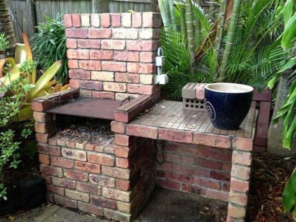 18. build fireplace and barbecue unit for your backyard