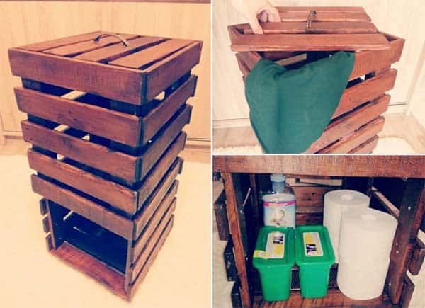 12. CREATE A NEAT WOODEN STORAGE UNIT