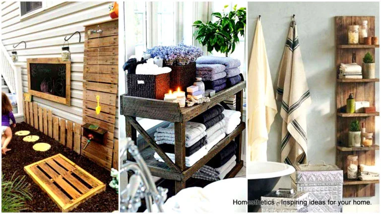 24 Beautiful DIY Bathroom Pallet Projects For a Rustic Feel