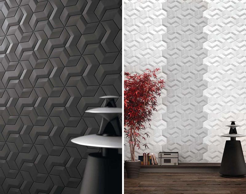 25 Spectacular 3D Wall Tile Designs To Boost Depth and Texture homesthetics ideas (13)