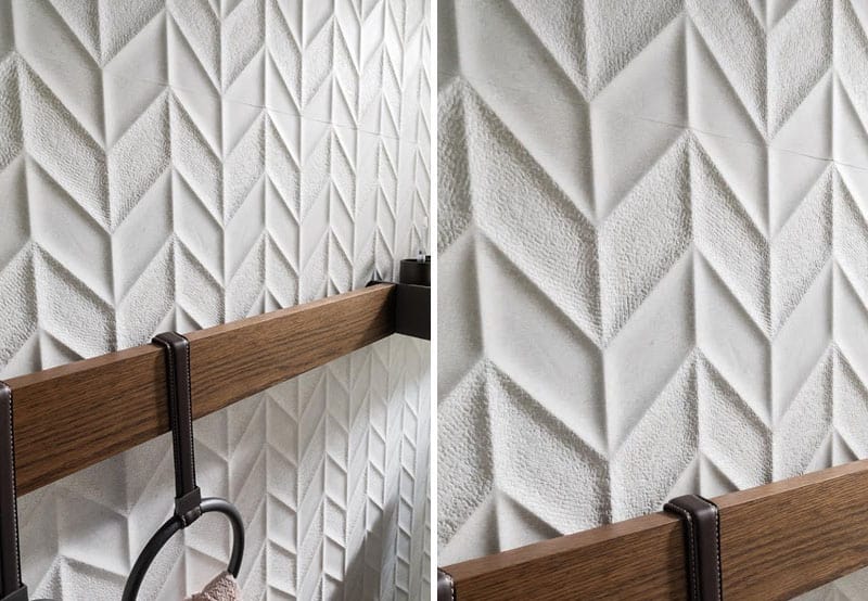 25 Spectacular 3D Wall Tile Designs To Boost Depth and Texture homesthetics ideas (18)