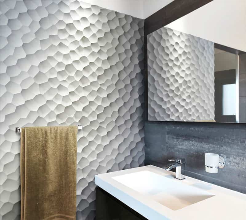 25 Spectacular 3D Wall Tile Designs To Boost Depth and Texture homesthetics ideas (25)