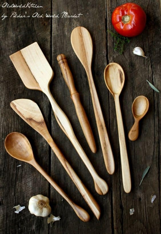 28 Delicate Beautiful Wooden Kitchen Utensils-homesthetics (14)