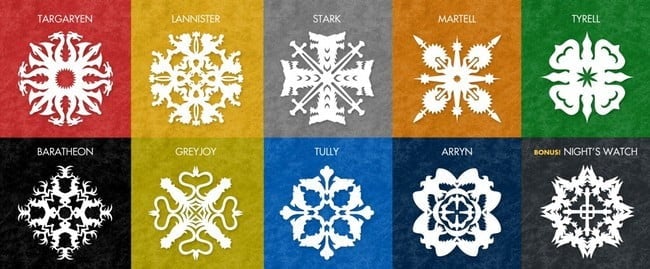 24. Support your house discreetly with paper snowflake patterns