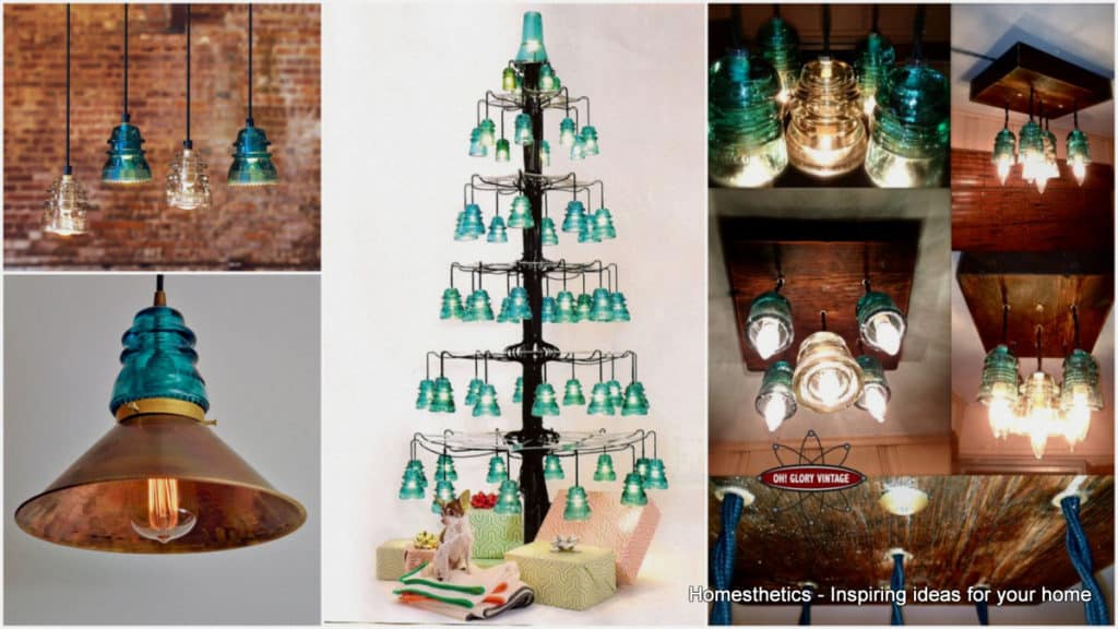 30 Delicate Projects That Repurpose Old Glass Insulators
