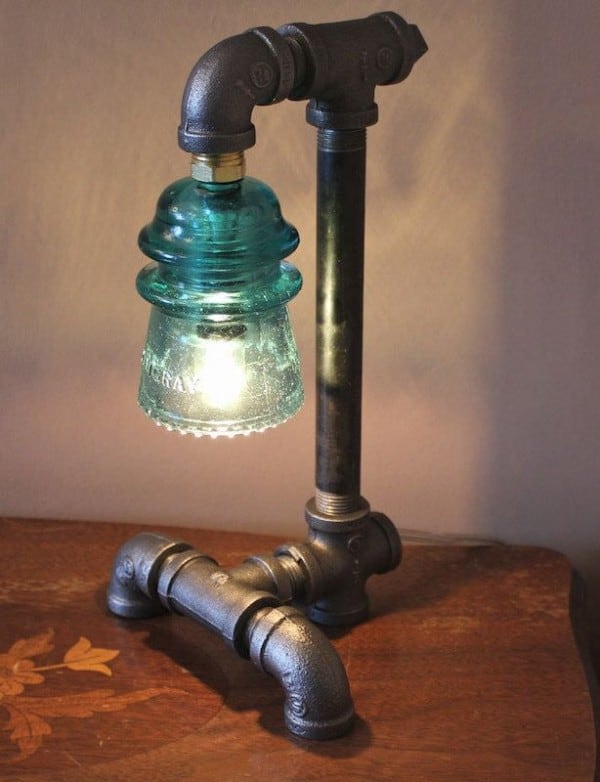 11. old pipes and glass insulators