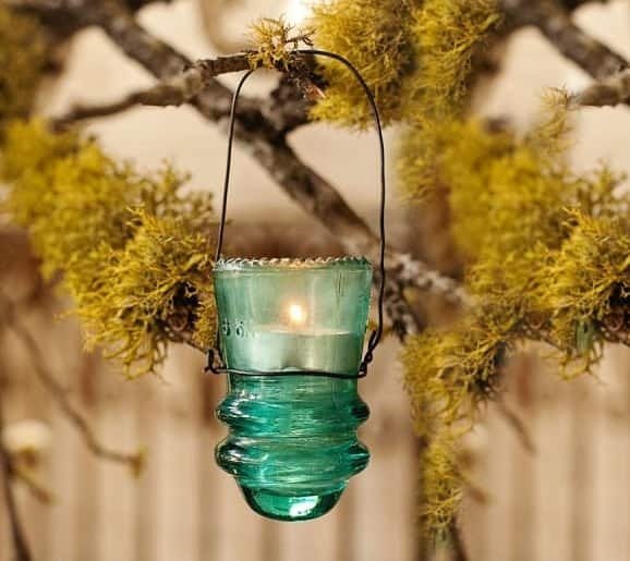 2. the perfect lantern for hanging outdoors