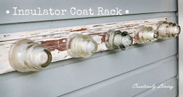 26. an insulator coat rack