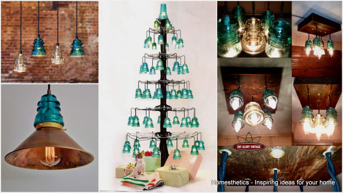 30 Delicate Projects That Repurpose Old Glass Insulators