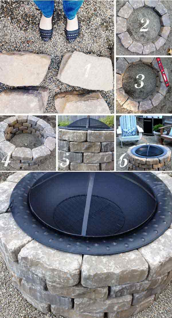  USE A DIY FIRE PIT KIT TO SHAPE ITEMS FAST