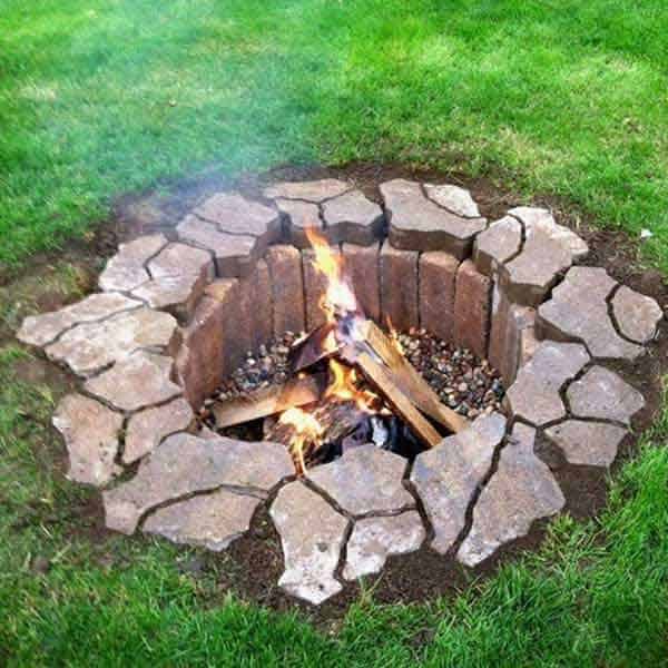 BRICKS MIGHT BE ALL YOU NEED FOR YOUR FIRE PIT
