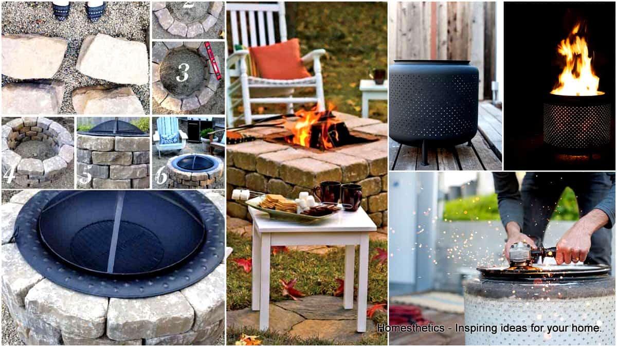 39 Easy To Do DIY Fire Pit Ideas
